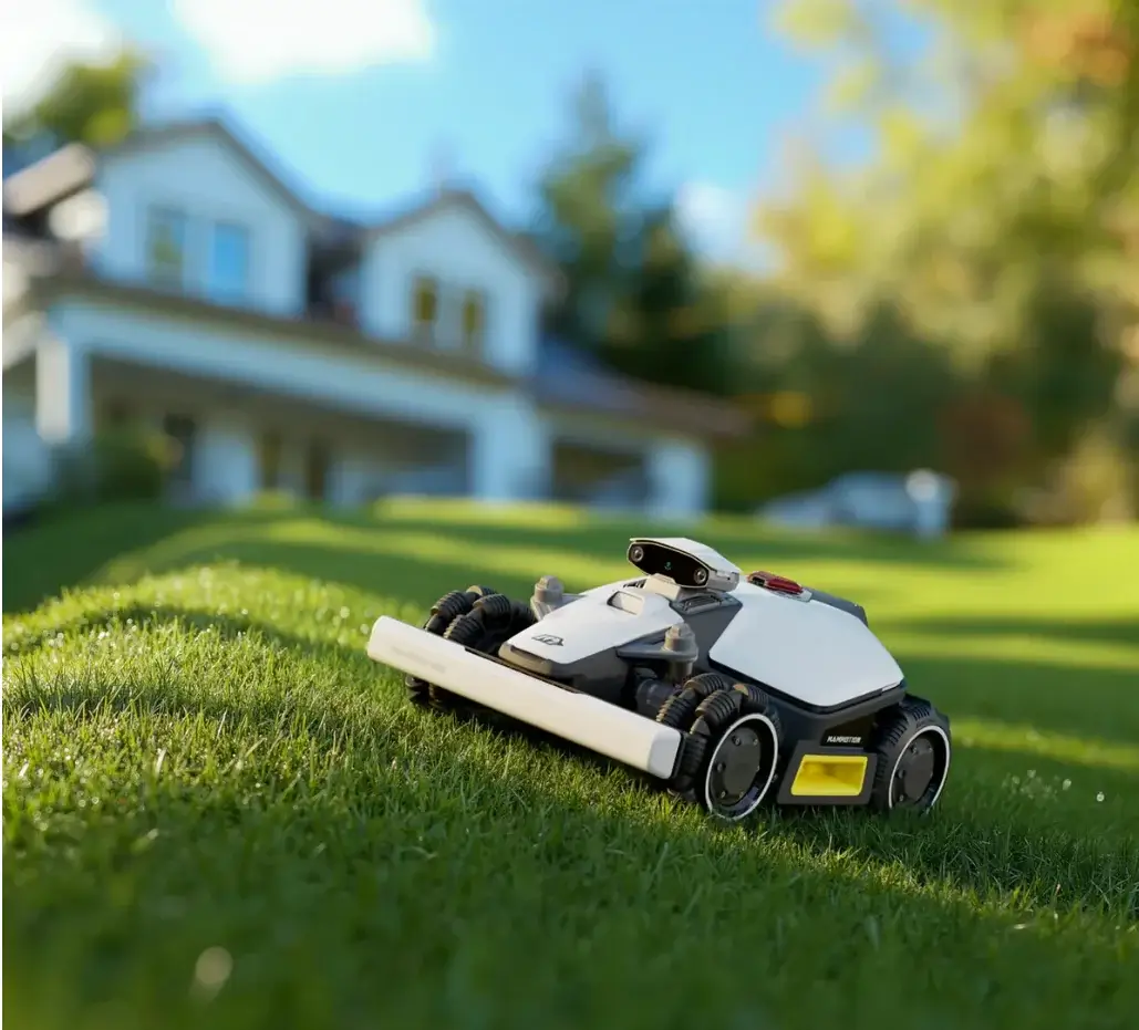 Mammotion LUBA mini 1500 med laddstation